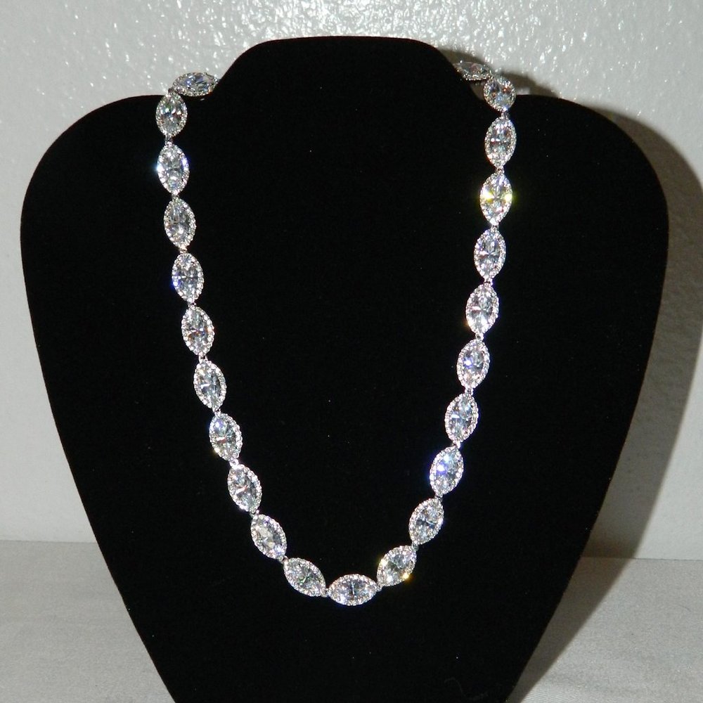 Monet Crystal Choker Necklace